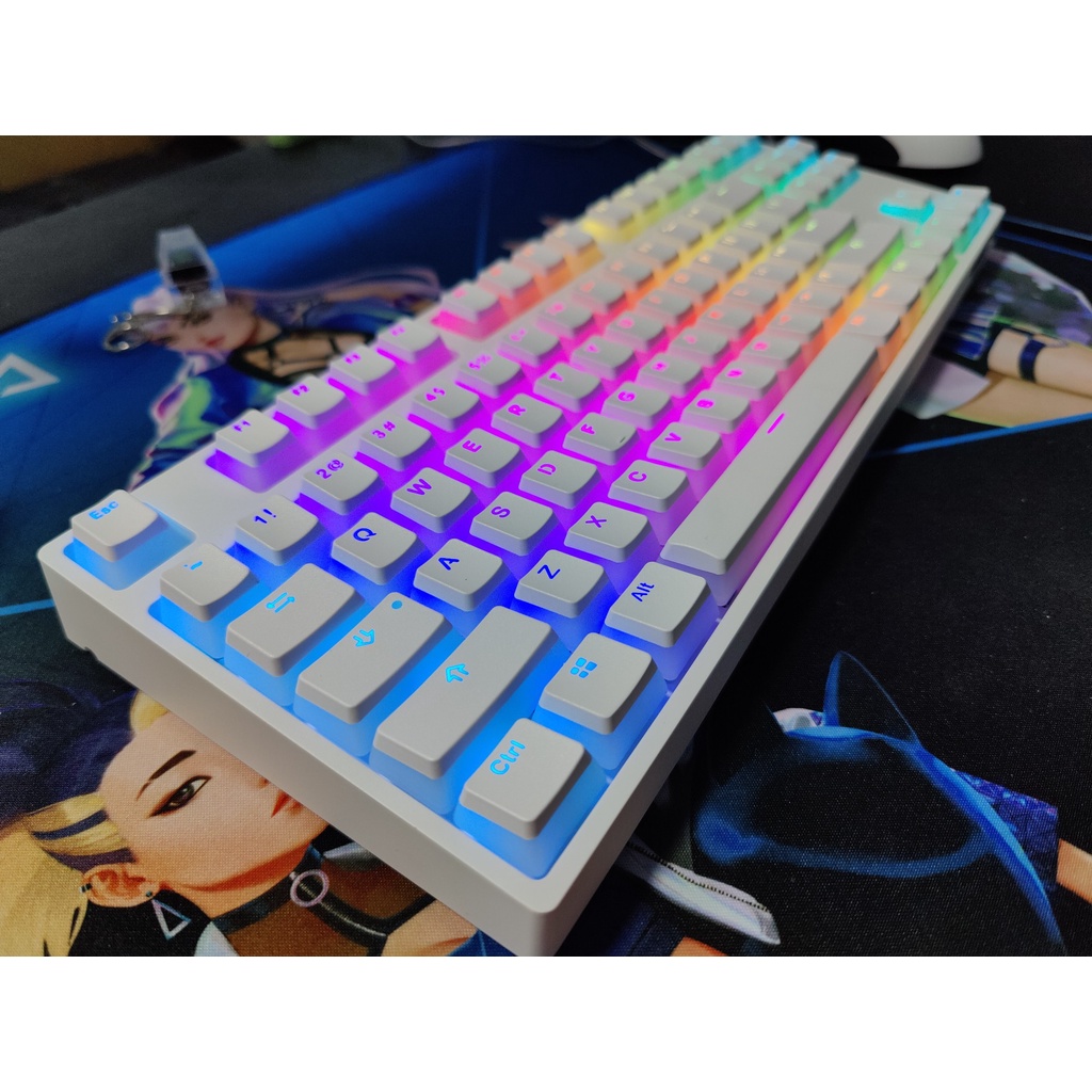 Set 108 Phím PBT OEM 61 / 87 / 104 Bằng Chất Liệu PBT Trong Suốt Chuyên Dụng Cho Bàn Phím Cơ