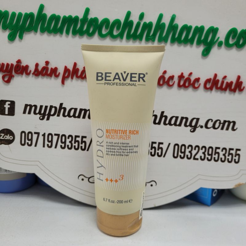 XẢ KHÔ SIÊU DƯỠNG BEAVER +++3 NUTRITIVE RICH MOISTURIZER 200ML