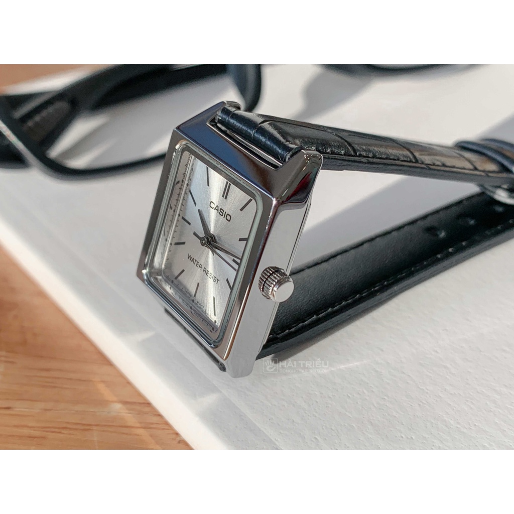 Đồng hồ nữ Casio mặt vuông LTP-V007 chính hãng Fridayshopping dây da và dây kim loại