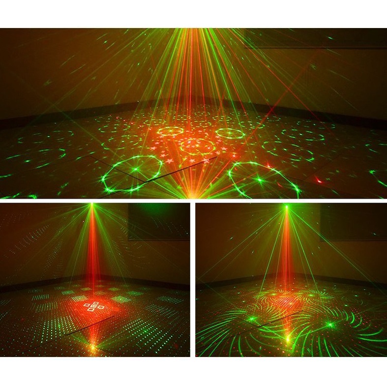 Đèn chiếu laser 3D phòng bay cảm ứng nhạc - Sử dụng cho sân khấu vũ trường karaoke hàng nhập khẩu