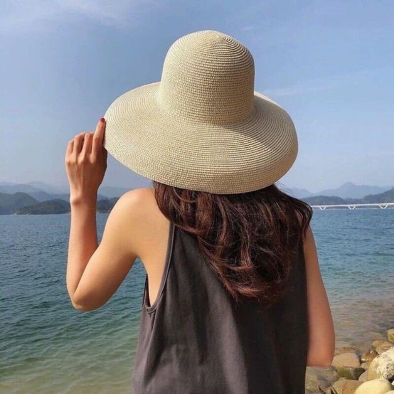 Nón đi biển kiểu chuông,nón nữ,mũ nữ đi biển,đi chơi kiểu chuông.