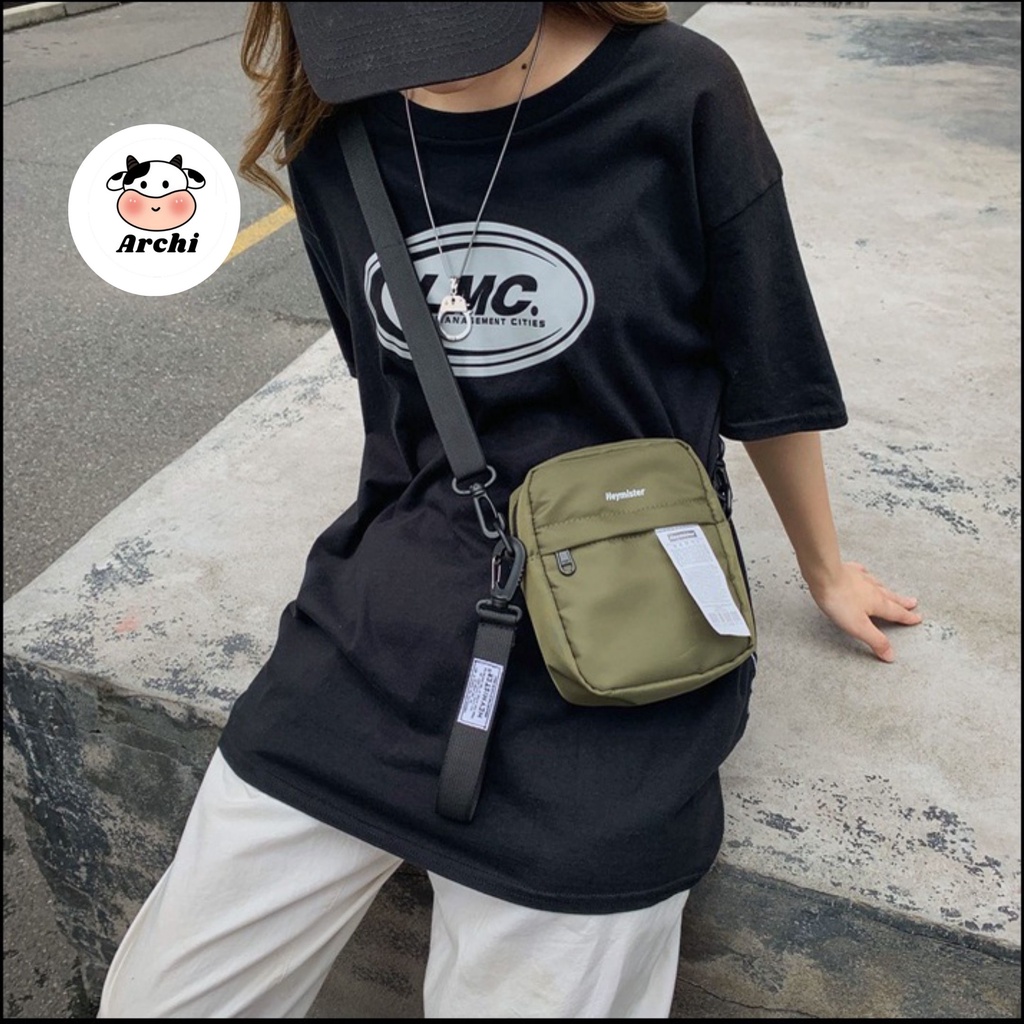 Túi hộp đeo chéo nam nữ cao cấp Heymister