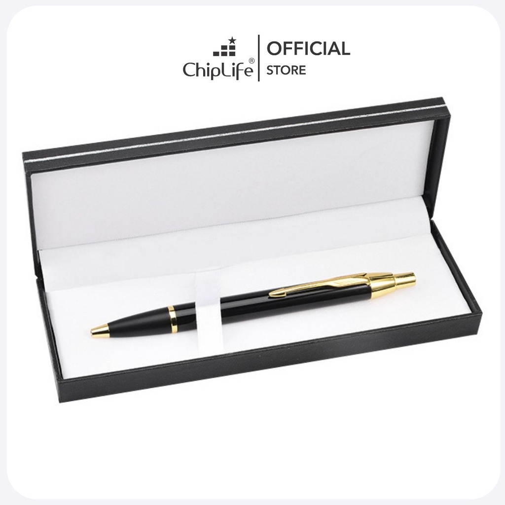 Bút ký cao cấp CHIPLIFE IM022 khắc tên - Dạng bi bấm ngòi 0.7mm mực xanh