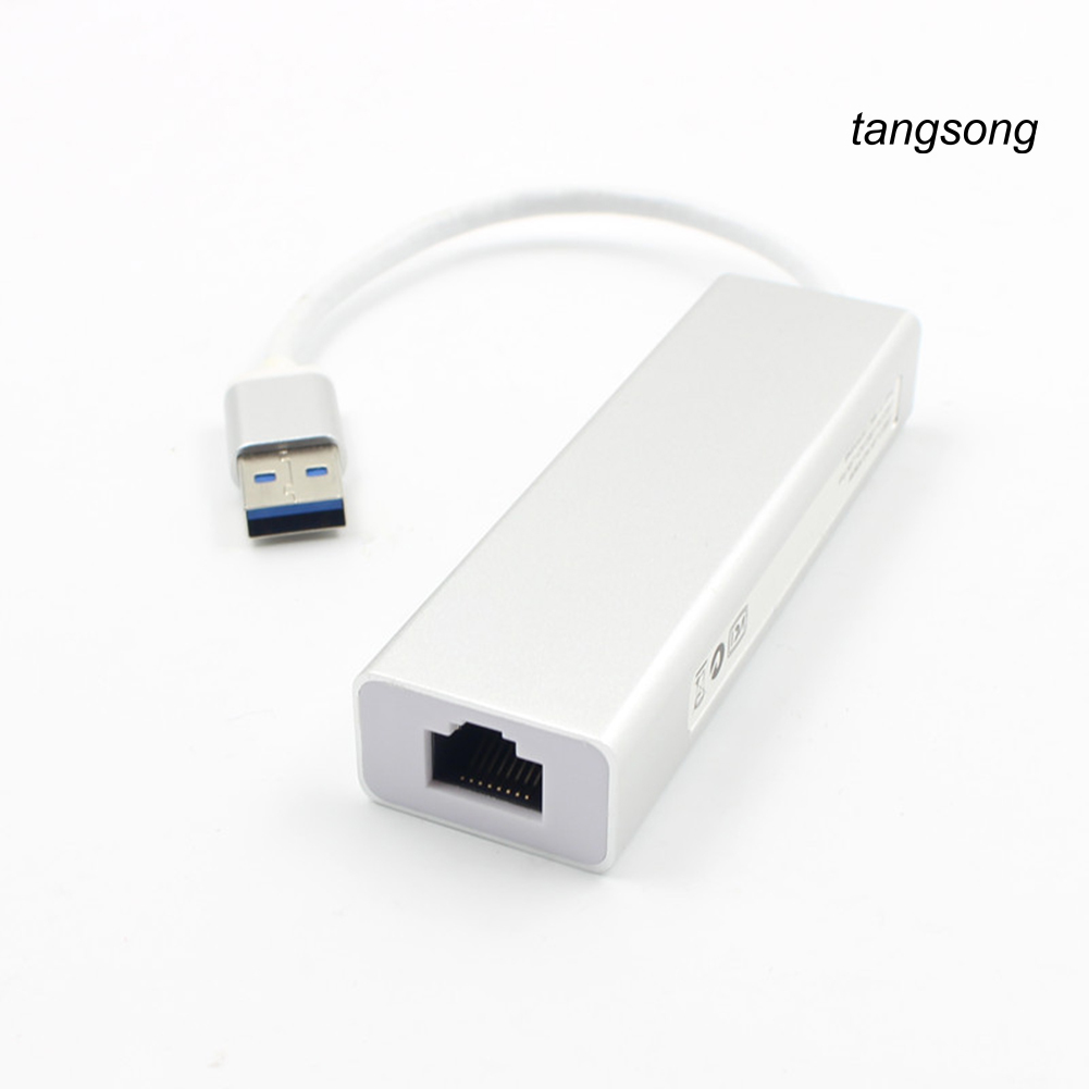 Bộ Chia 3 Cổng Usb Ts-1000Mbps Ethernet Lan Rj45 Dành Cho Máy Tính