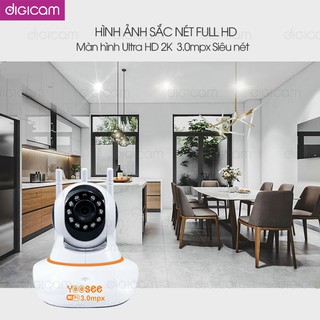 Camera IP YooSee 3.0mpx - Ultra HD 2K Siêu nét