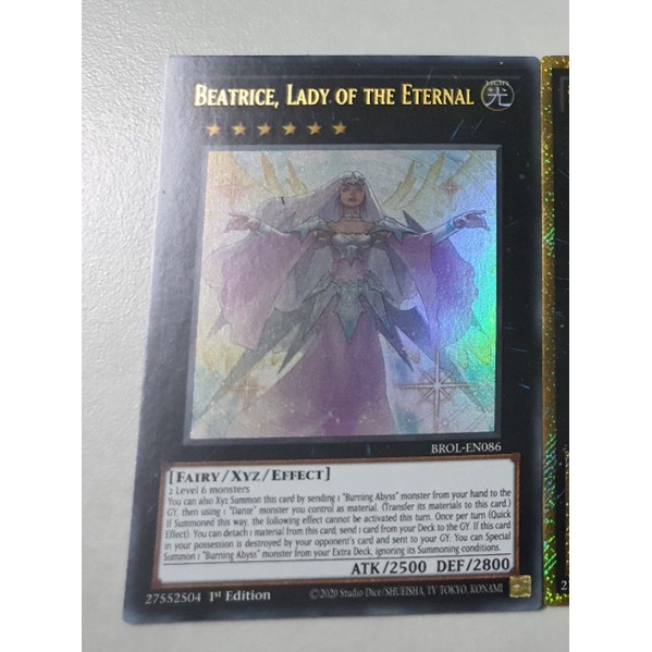 Beatrice, Lady of the Enternal phiên bản Ultra rare (BROL-EN086)