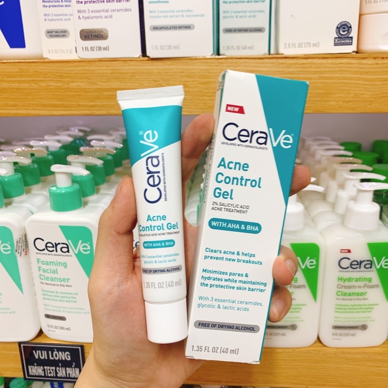 Gel chấm mụn Cerave Acne Control Gel / 40mL