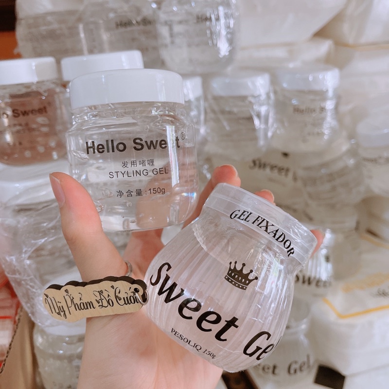 Sáp Làm Tóc Tạo Kiểu Cô Dâu Hello Sweet Gel [Chính Hãng]