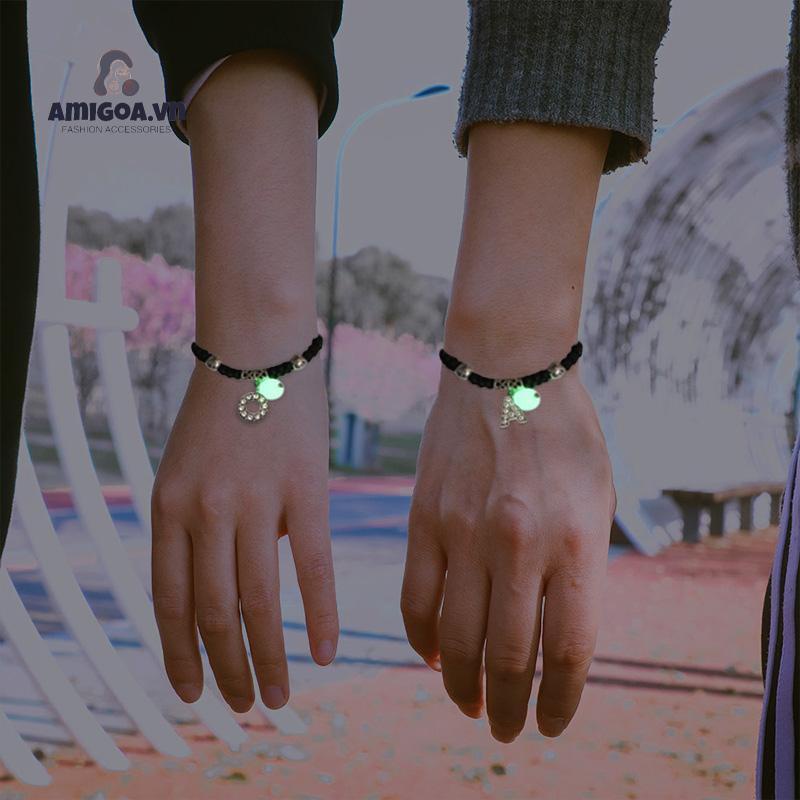 ✨✨Vòng Đeo Tay Dạ Quang Từ A-Z Có Thể Điều Chỉnh Thời Trang Cho Nam Nữ