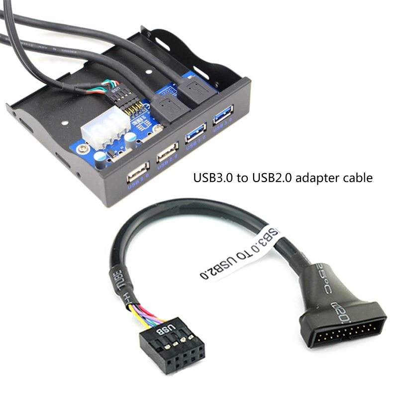Cáp Chuyển Đổi USB 3.0 19 / 20Pin Female Sang USB 2.0 9 Pin Male