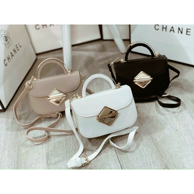 Túi xách quai kiềng hàng Quảng Châu về ba màu siêu xinh