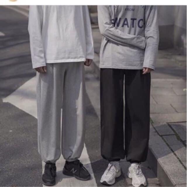 Quần jogger nữ freesize, quần nỉ bo chun form thụng rộng Unisex (hàng có sẵn) | BigBuy360 - bigbuy360.vn