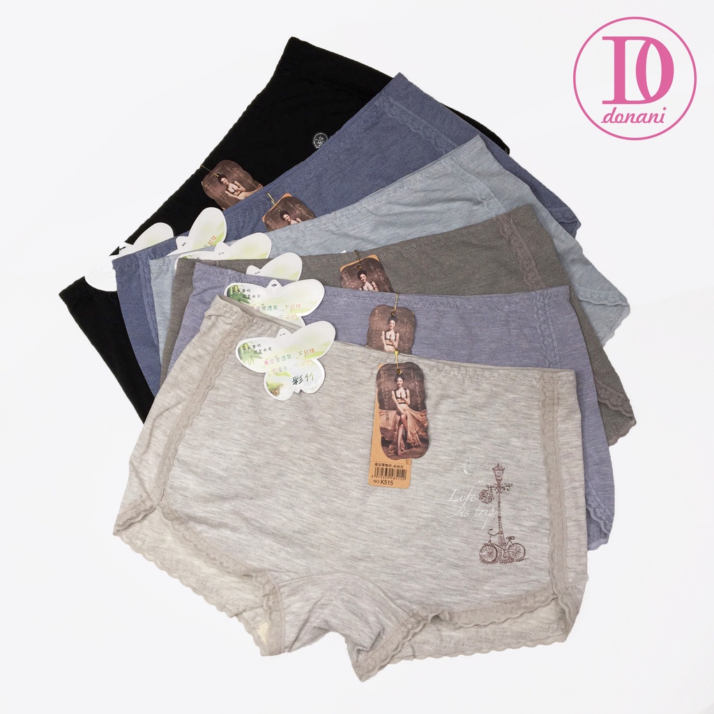 Quần lót cotton dáng đùi,viền ren,siêu nhẹ,mềm mịn,thấm hút tốt,đũng kháng khuẩn|Quần Chip nữ phù hợp người từ 40-58kg.