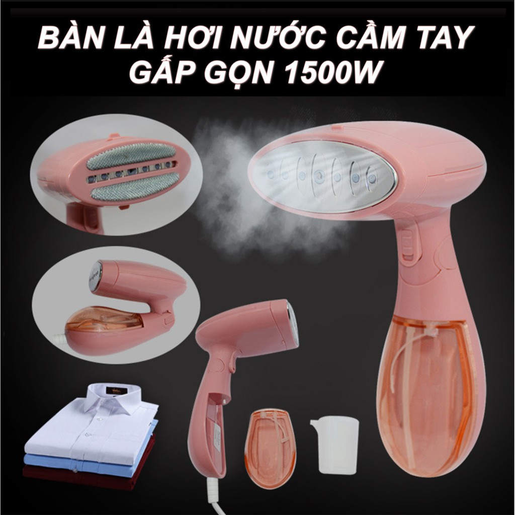 BÀN LÀ HƠI NƯỚC CẦM TAY GẤP GỌN 1500W - Home and Garden