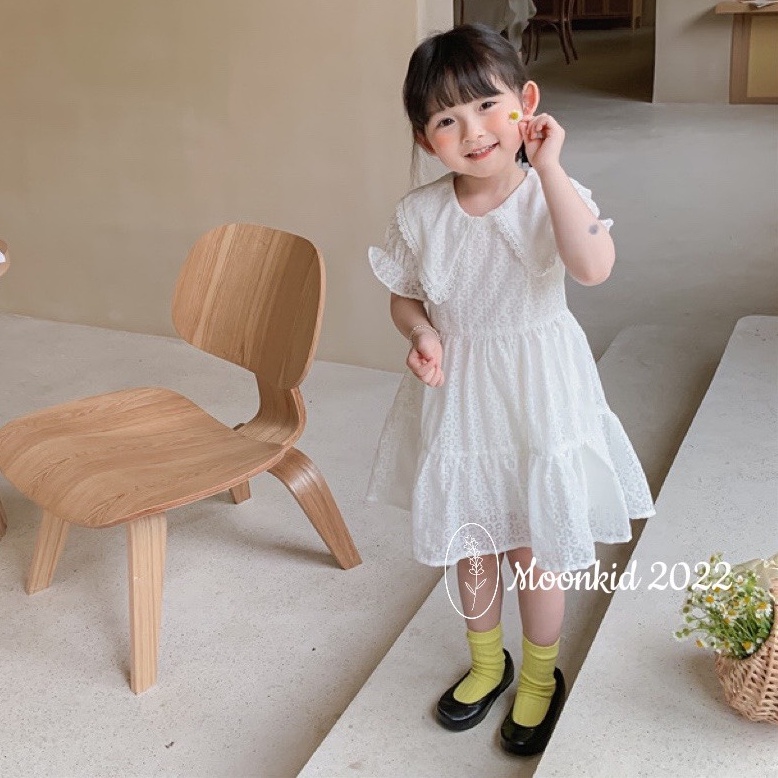 Váy Ren Voan đầm công chúa cao cấp bé gái 8-20kg