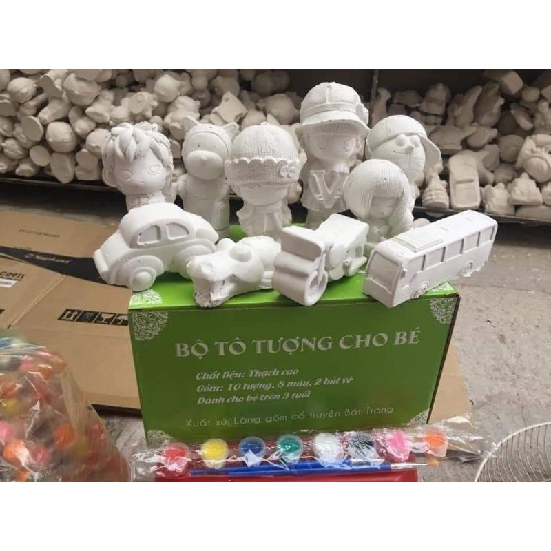 [Freeship_xả kho] Bộ tô tượng cho bé kèm bút,màu tô,