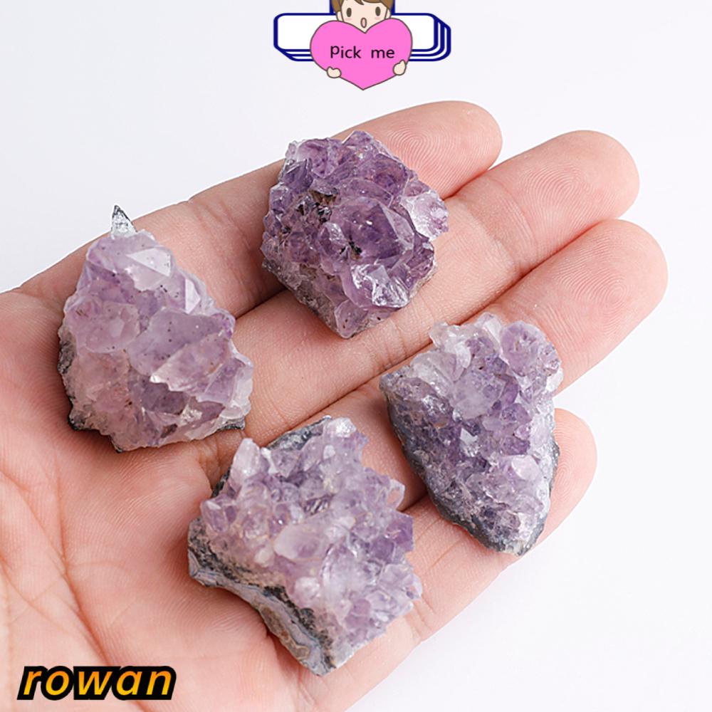 ROW Natural Dream Amethyst Cluster Home Decoration Mineral Specimen|Geography Teaching Gift Rough Ore Raw|Healing|1PC