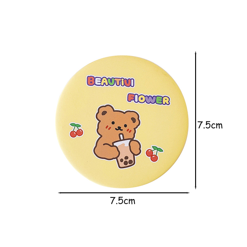 Gương trang điểm mini kiểu dáng đơn giản phong cách Hàn Quốc dễ thương