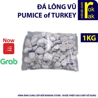 Nham Thạch Trắng Đá Lông Vũ TURKEY Thổ 2-4cm vật liệu lọc hồ cá