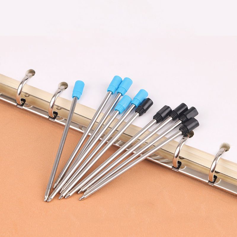 10 Ruột Bút Bi Thay Thế Ngòi 1 0mm Mực Xanh / Đen