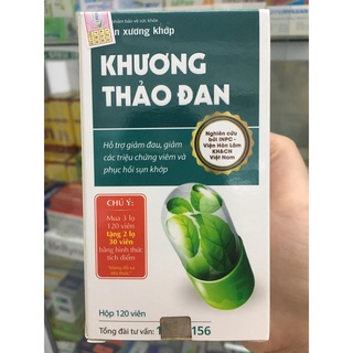 Khương Thảo Đan 120v - hỗ trợ giảm đau nhức xương khớp
