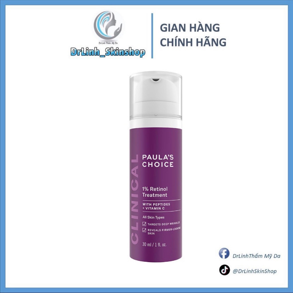 Kem dưỡng trắng da chống lão chuyên sâu 1% Retinol Paula’s Choice TM06