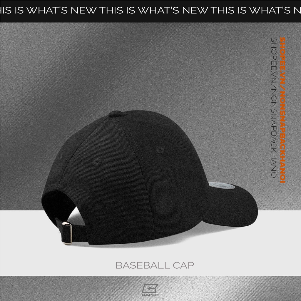 Mũ nón lưỡi trai form đứng trơn năng động