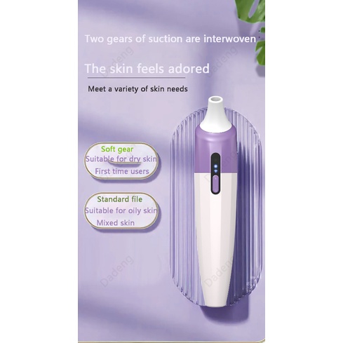 Dụng cụ hỗ trợ loại bỏ mụn đầu đen thông minh bằng điện cho vùng mũi làm sạch lỗ chân lông