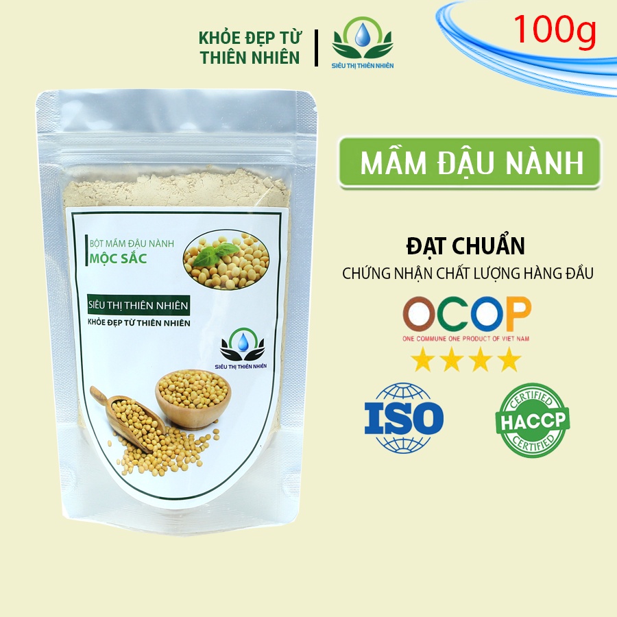 Tinh chất bột mầm đậu nành nguyên xơ Mộc Sắc giúp tăng vòng 1