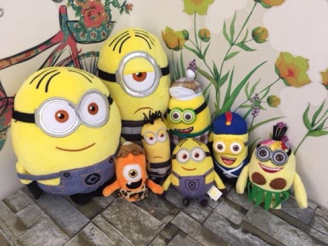 Gấu bông minion size 12-40cm