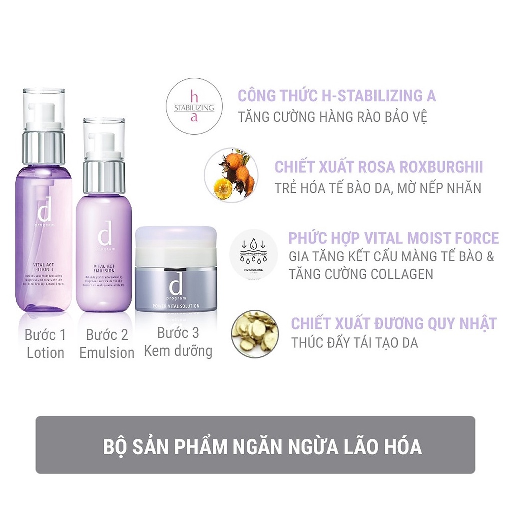 Kem dưỡng da ngăn ngừa lão hóa d program 25g