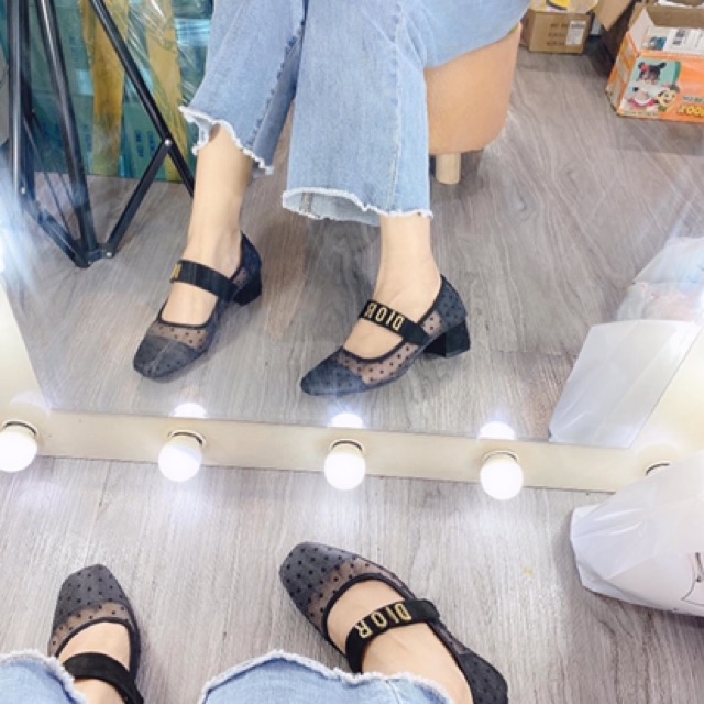 BỆT GÓT LƯỚI DÍOR 3P GIÁ RẺ