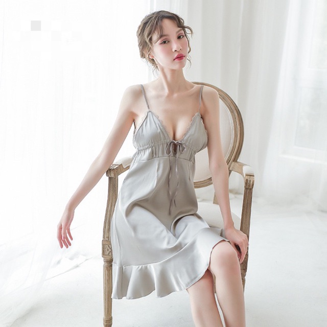 [KÈM ẢNH THẬT] SX 572 - váy ngủ lụa satin cao cấp - đầm ngủ gợi cảm -kellywang | BigBuy360 - bigbuy360.vn