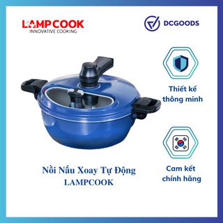 Nồi Nấu Xoay Tự Động Có Đèn Chế Độ Xào, Đảo Món Ăn Nhập Khẩu Chính Hãng Hàn Quốc HS-0010. Có Video Đính Kèm