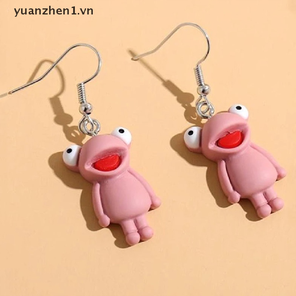Bông Tai Hình Chú Ếch Xanh Dễ Thương