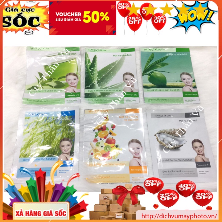 Mặt Nạ MATRIX LE'COS Bảo Vệ Da Khỏi Bụi Bẩn và Các Tác Động Môi Trường, Cân Bằng Độ Ẩm Cho Da, Sáng Da