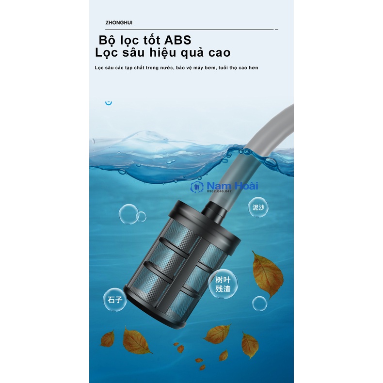 Máy Rửa Xe Cầm Tay Zhong Hui Thế Hệ 4 24VF250W 10.000 mAh áp lực cực mạnh,vệ sinh, tưới hoa cầm tay, rữa xe ô tô, xe máy