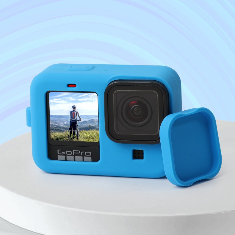 Vỏ silicon kèm nắp che cho GoPro Hero 9