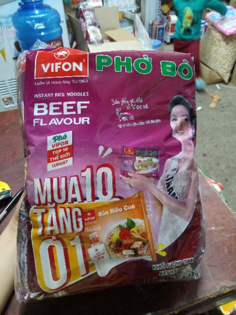 (5 Gói) Phở bò Vifon 80g