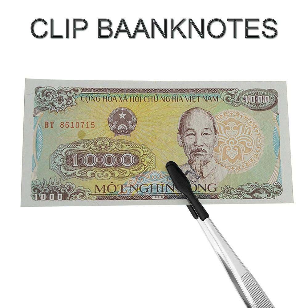 AUGUSTINA Nhíp Đầu Cao Su Bằng Thép Không Gỉ