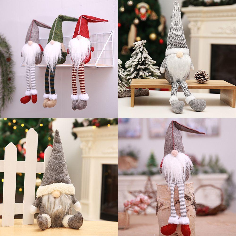 Búp Bê Nhồi Bông Hình Gnome Trang Trí Giáng Sinh