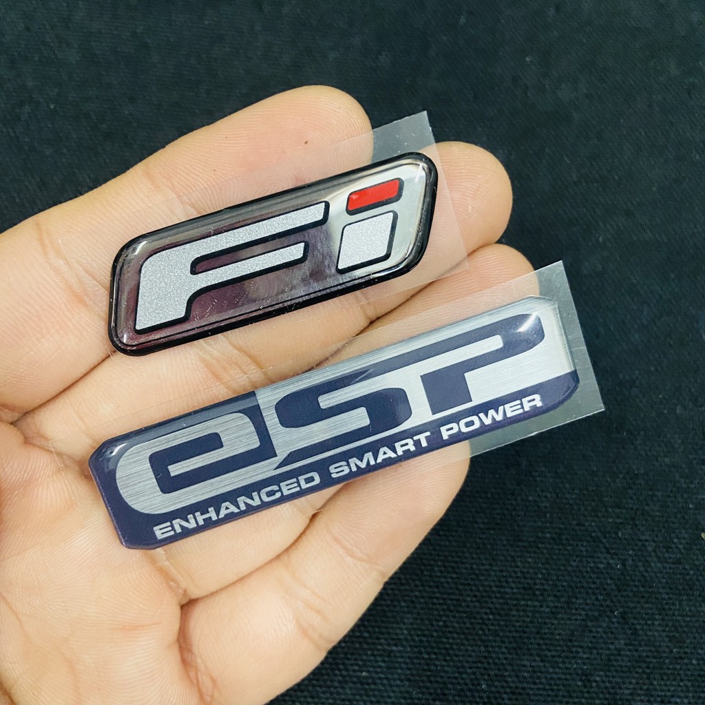 TEM DÁN XE MÁY CHỮ FI VÀ CHỮ ESP, TEM PHỦ NHỰA DẺO KEO DÁN TỐT, DÁN TRANG TRÍ XE SIÊU CHẤT