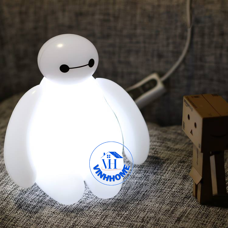 Bóng đèn Led Baymax Big Hero tiết kiệm năng lượng - Thiết kế thông minh dễ thương tiện dụng vinhhome.store