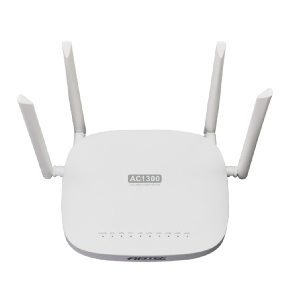 Bộ phát Wifi APTEK A134GHU (AC1300 ) màu trắng