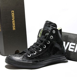 Giày Converse rubber cao cổ đen CCRD01
