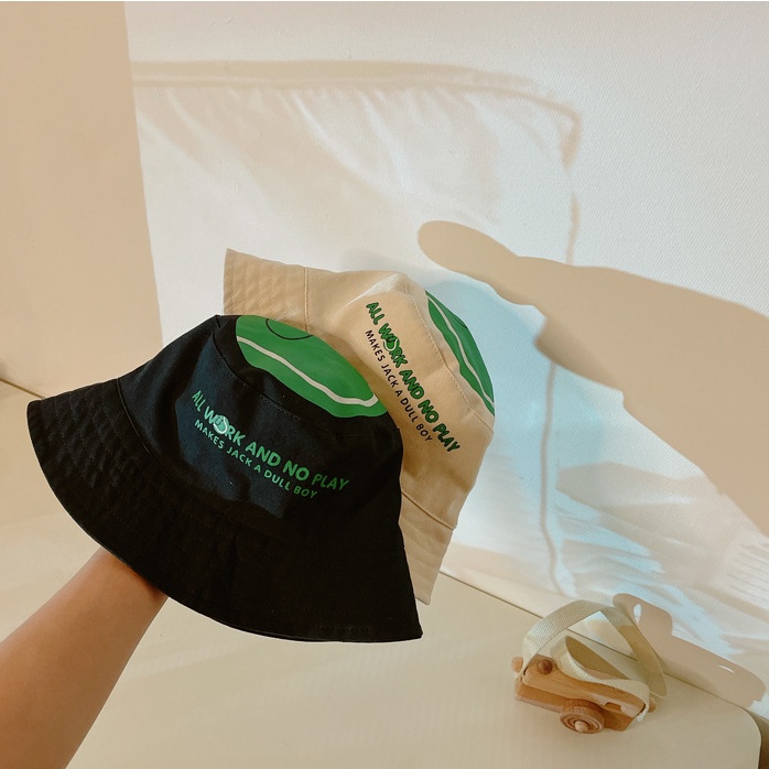 Nón Tai Bèo In Chữ Dễ Thương Cho Bé