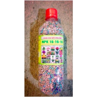 Phân bón chuyên hoa, cây cảnh NPK 16-16-16 chai 500gr tiện lợi