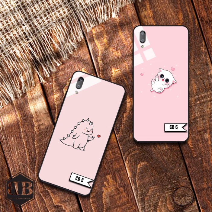 Ốp lưng kính cường lực Vivo Y1S / Y93  xinh yêu