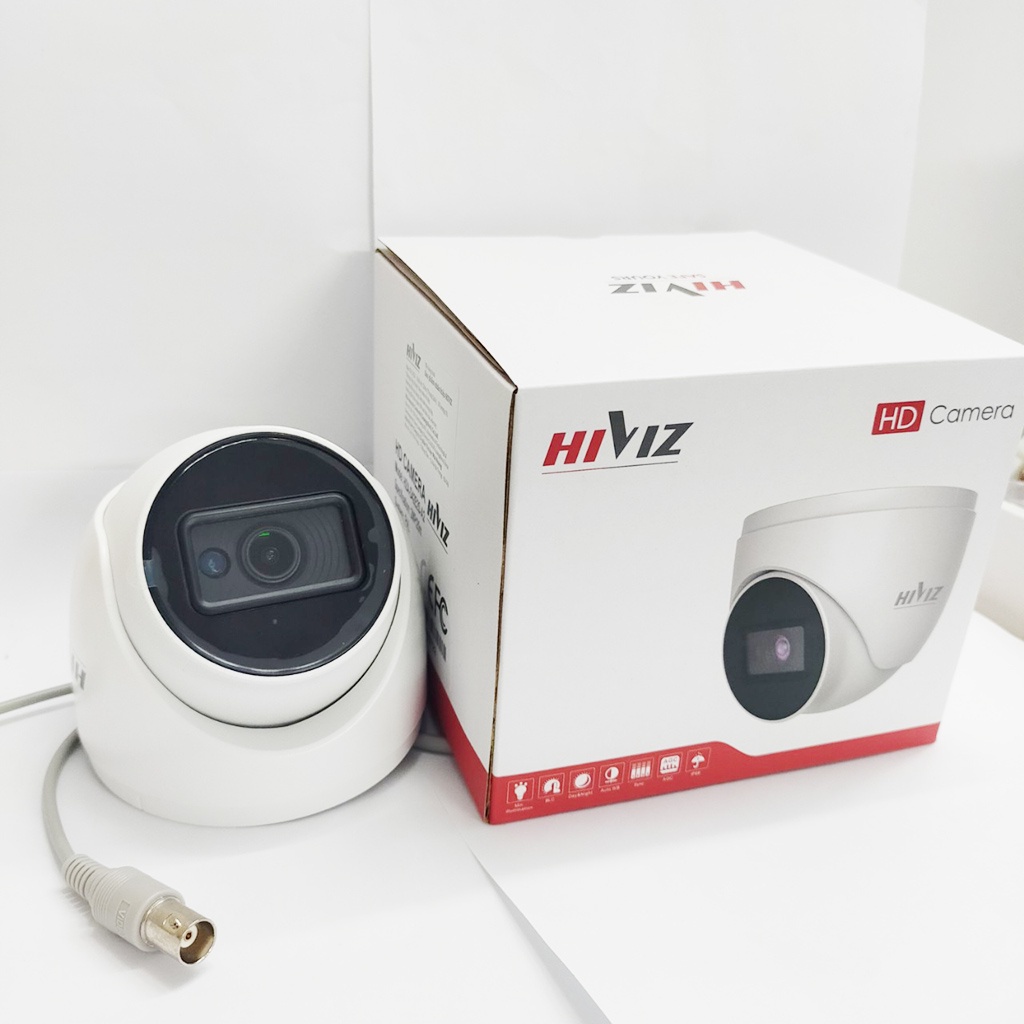 Camera an ninh Hiviz 2MP Full HD 1080P Thân sắt hồng ngoại 50m hỗ trợ AHD/CVI/TVI/ANALOG Chính Hãng - Bảo hành 24 Tháng