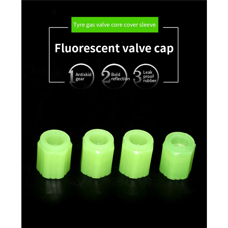 Lốp Xe Dạ Quang Nắp Van Tướng Lốp Xe Mũ Xe Máy Xe Điện Chân Không Lốp Xe Đạp Nắp Van Lõi Van Tay Zaran